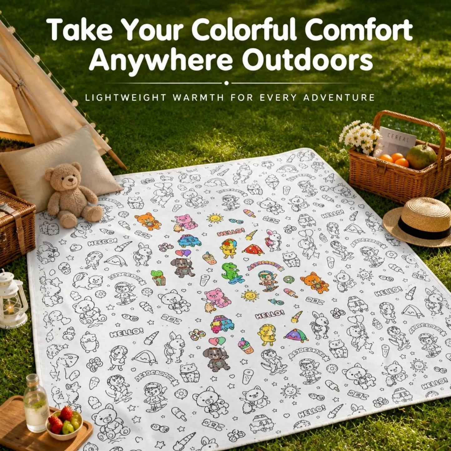 SnuggleKids™ DIY Coloring Blanket