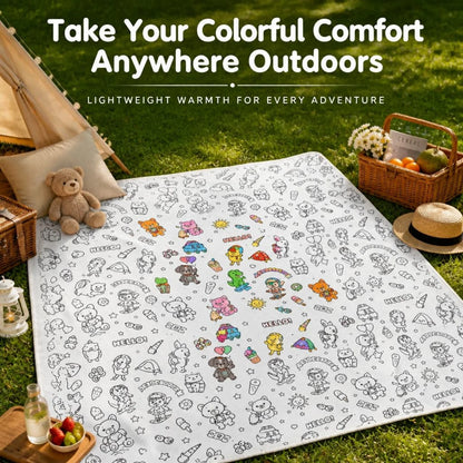 SnuggleKids™ DIY Coloring Blanket