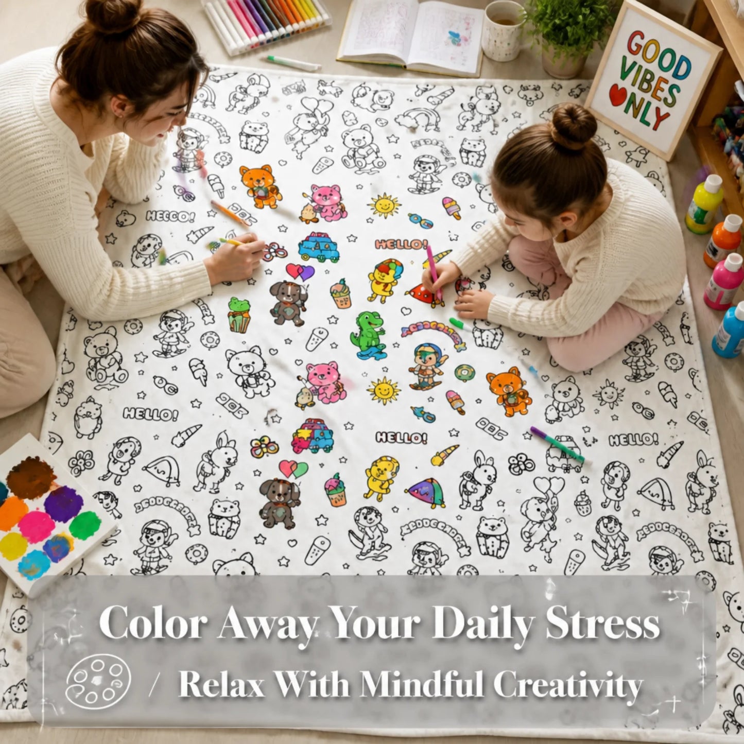 SnuggleKids™ DIY Coloring Blanket